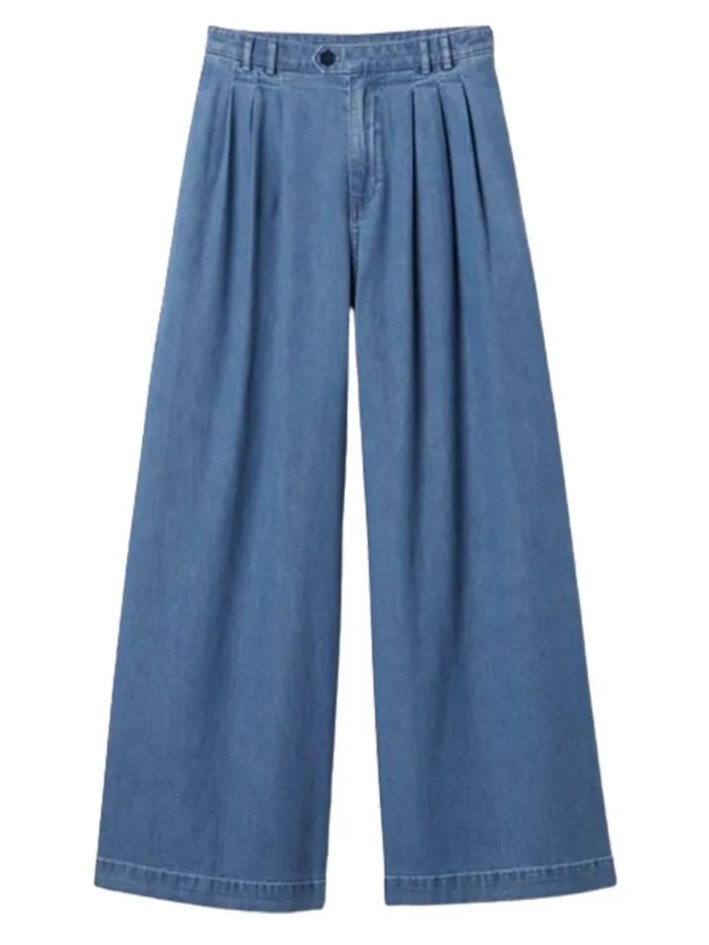 GAP Doen Wide-Leg Flare Jeans Size 28 Denim Blue – High-Rise, Vintage-Inspired